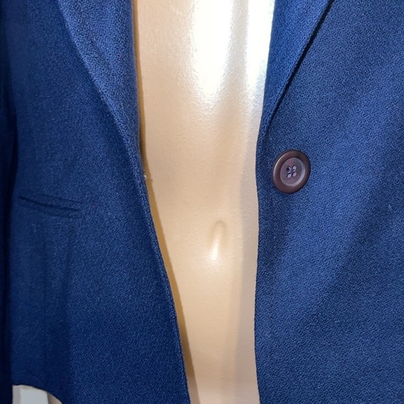 Pendleton women’s 14 large jacket coat blazer navy Blue wool vintage NWT - Picture 2 of 9